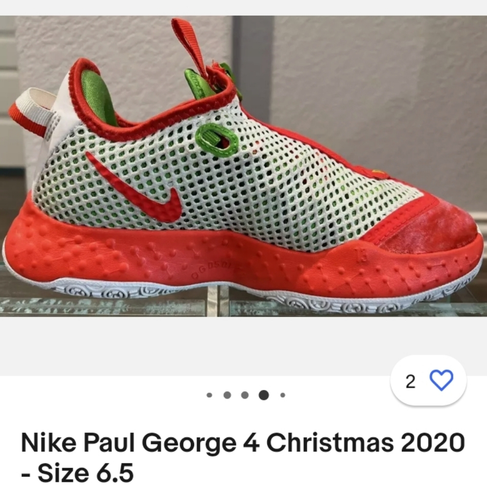 Nike Paul George Christmas edition size 12
